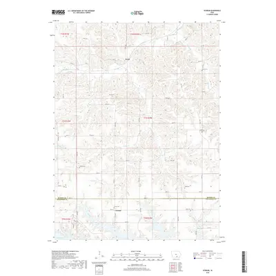 2018 Map of Iconium, 2018 Print