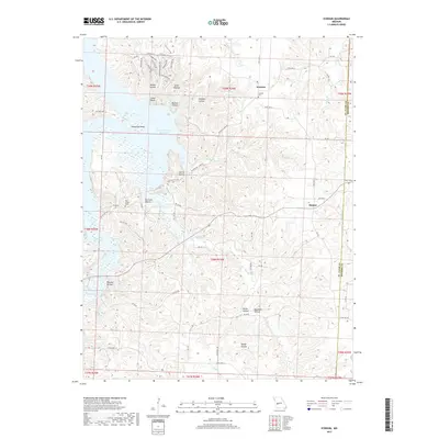 2017 Map of Iconium, 2017 Print