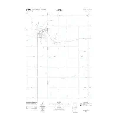 2013 Map of Ida Grove, 2013 Print