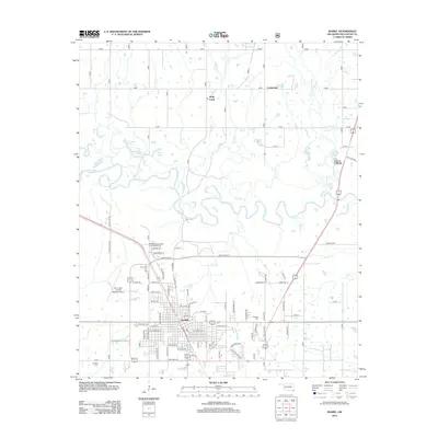 2013 Map of Idabel, 2013 Print