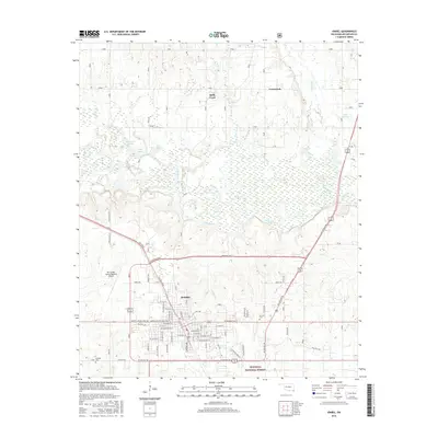 2016 Map of Idabel, 2016 Print
