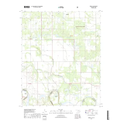 2019 Map of Idabel SE, 2019 Print