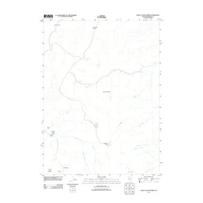 2011 Map of Idaho Canyon Spring, 2011 Print
