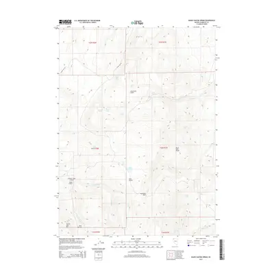 2015 Map of Idaho Canyon Spring, 2015 Print