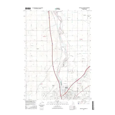 2017 Map of Idaho Falls North, 2017 Print