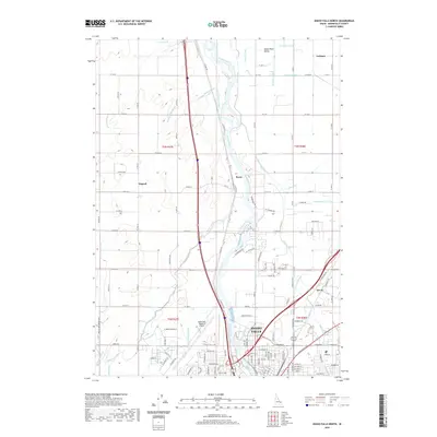 2020 Map of Idaho Falls North, 2020 Print