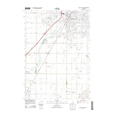 2013 Map of Idaho Falls South, 2013 Print