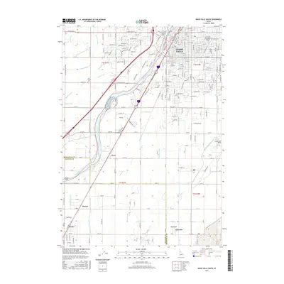 2017 Map of Idaho Falls South, 2017 Print