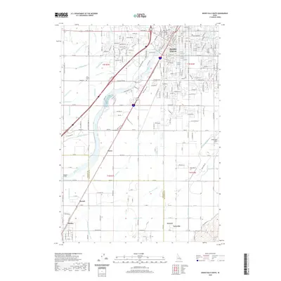2020 Map of Idaho Falls South, 2020 Print
