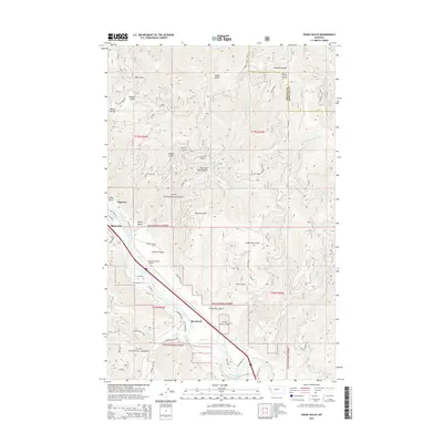 2014 Map of Idaho Gulch, 2014 Print