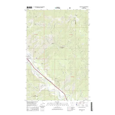 2017 Map of Idaho Gulch, 2017 Print