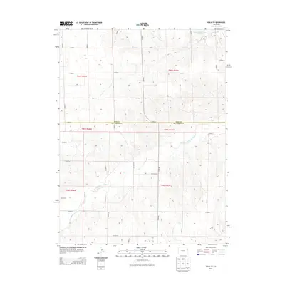 2013 Map of Idalia SW, 2013 Print