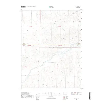 2019 Map of Idalia SW, 2019 Print