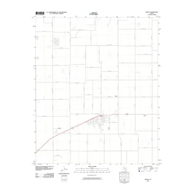 2010 Map of Idalou, 2010 Print
