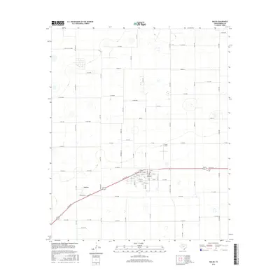 2016 Map of Idalou, 2016 Print