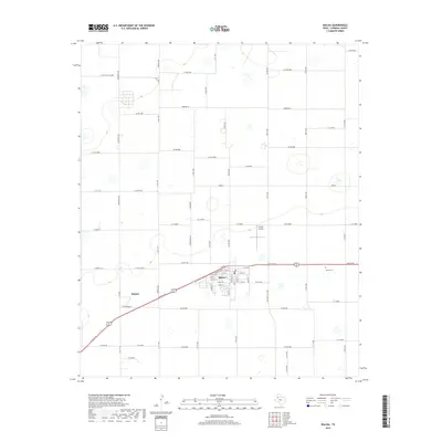 2019 Map of Idalou, 2019 Print