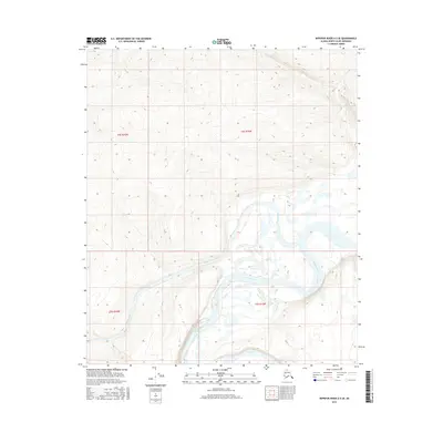 2016 Map of Ikpikpuk River A-5 SE, 2016 Print