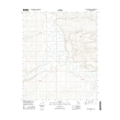 2016 Map of Ikpikpuk River B-3 SW, 2016 Print