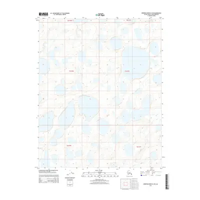 2015 Map of Ikpikpuk River D-2 NE, 2015 Print