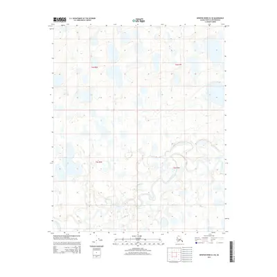 2015 Map of Ikpikpuk River D-2 SE, 2015 Print