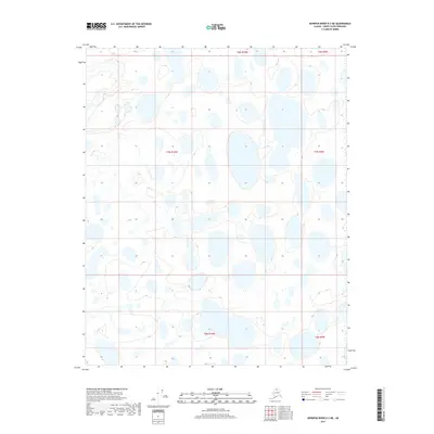 2017 Map of Ikpikpuk River D-3 NE, 2017 Print