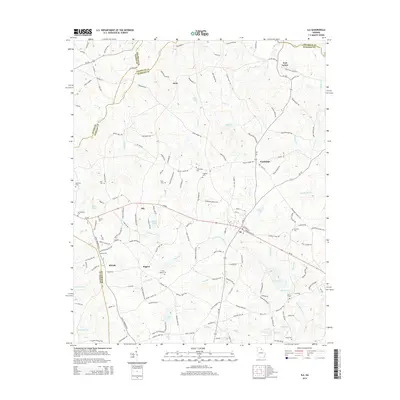 2014 Map of Ila, 2014 Print