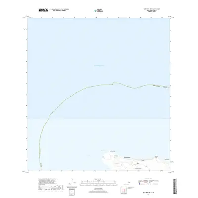 2017 Map of Ilio Point OE N, 2017 Print
