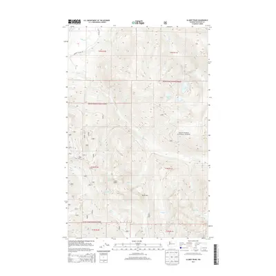 2014 Map of Illabot Peaks, 2014 Print