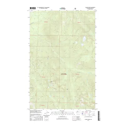 2017 Map of Illabot Peaks, 2017 Print