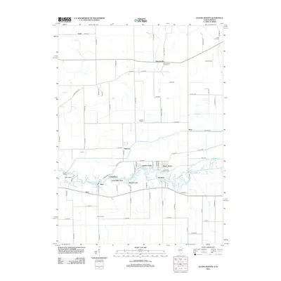 2012 Map of Illiana Heights, 2012 Print