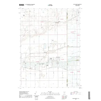 2018 Map of Illiana Heights, 2018 Print