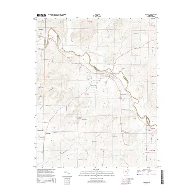 2014 Map of Imboden, 2014 Print