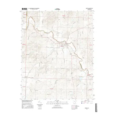 2017 Map of Imboden, 2017 Print