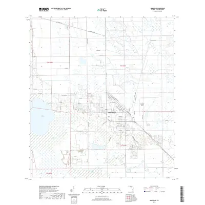 2018 Map of Immokalee, 2018 Print