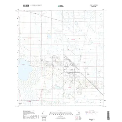 2021 Map of Immokalee, 2021 Print