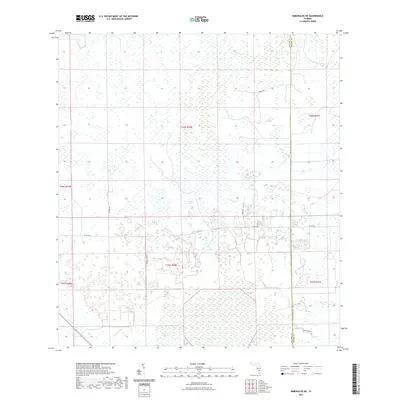 2021 Map of Immokalee NE, 2021 Print