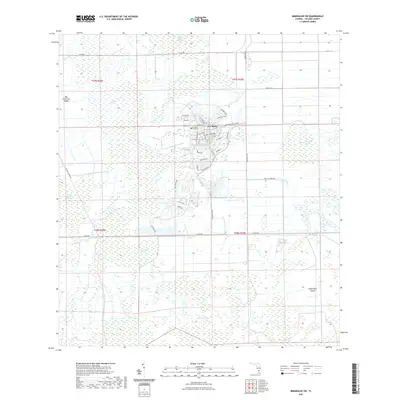 2021 Map of Immokalee SW, 2021 Print
