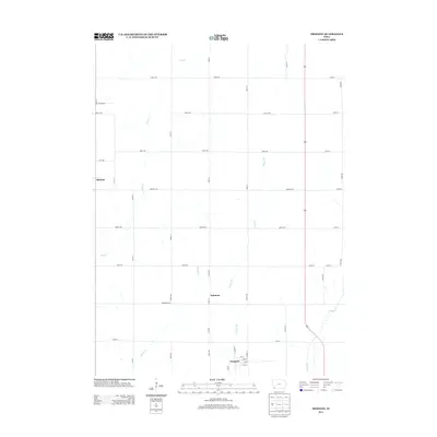 2013 Map of Imogene, 2013 Print
