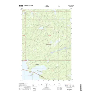 2019 Map of Imp Lake, 2019 Print