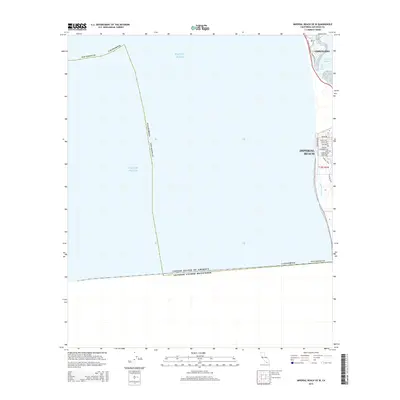 2015 Map of Imperial Beach OE W, 2015 Print