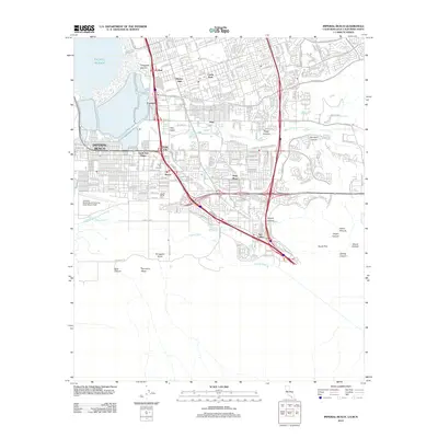2012 Map of Imperial Beach, 2012 Print
