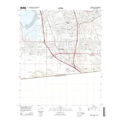 2015 Map of Imperial Beach, 2015 Print
