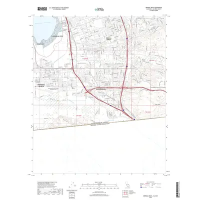 2018 Map of Imperial Beach, 2018 Print