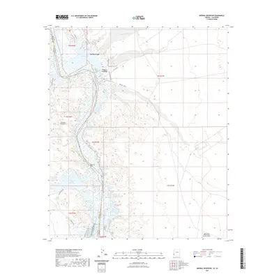 2021 Map of Imperial Reservoir, 2021 Print