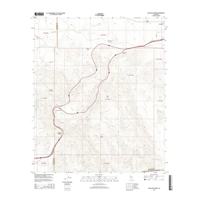2015 Map of In-Ko-Pah Gorge, 2015 Print