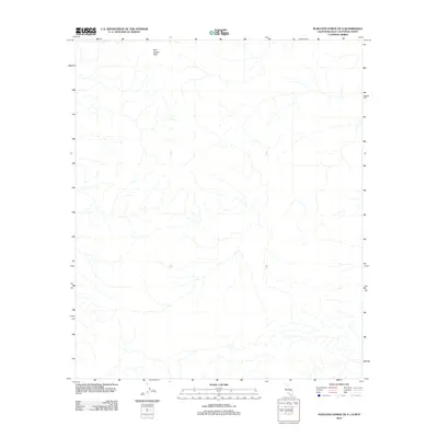 2012 Map of In-Ko-Pah Gorge OE S, 2012 Print