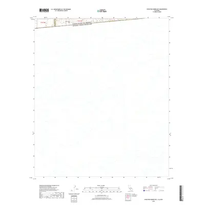 2018 Map of In-Ko-Pah Gorge OE S, 2018 Print