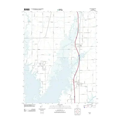 2012 Map of Ina, 2012 Print