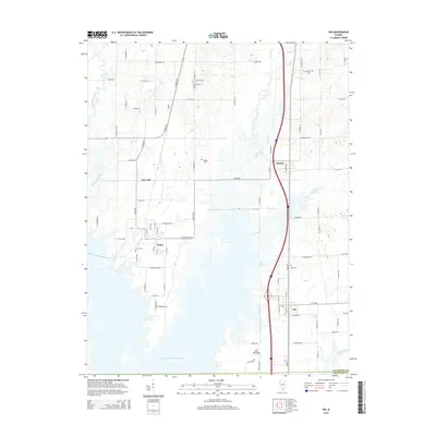 2015 Map of Ina, 2015 Print