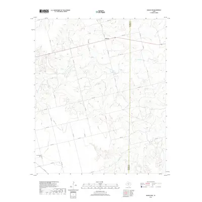 2019 Map of Inadale NW, 2019 Print